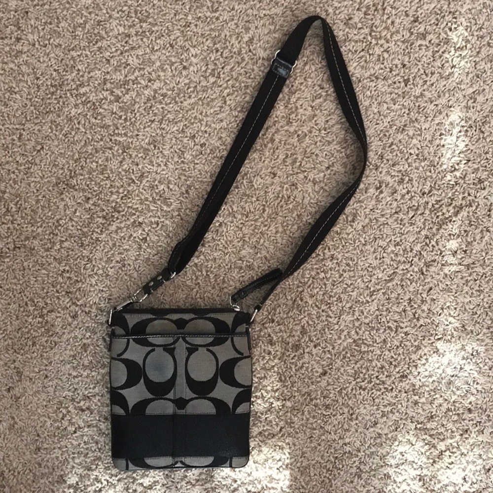 Coach crossbody black bag